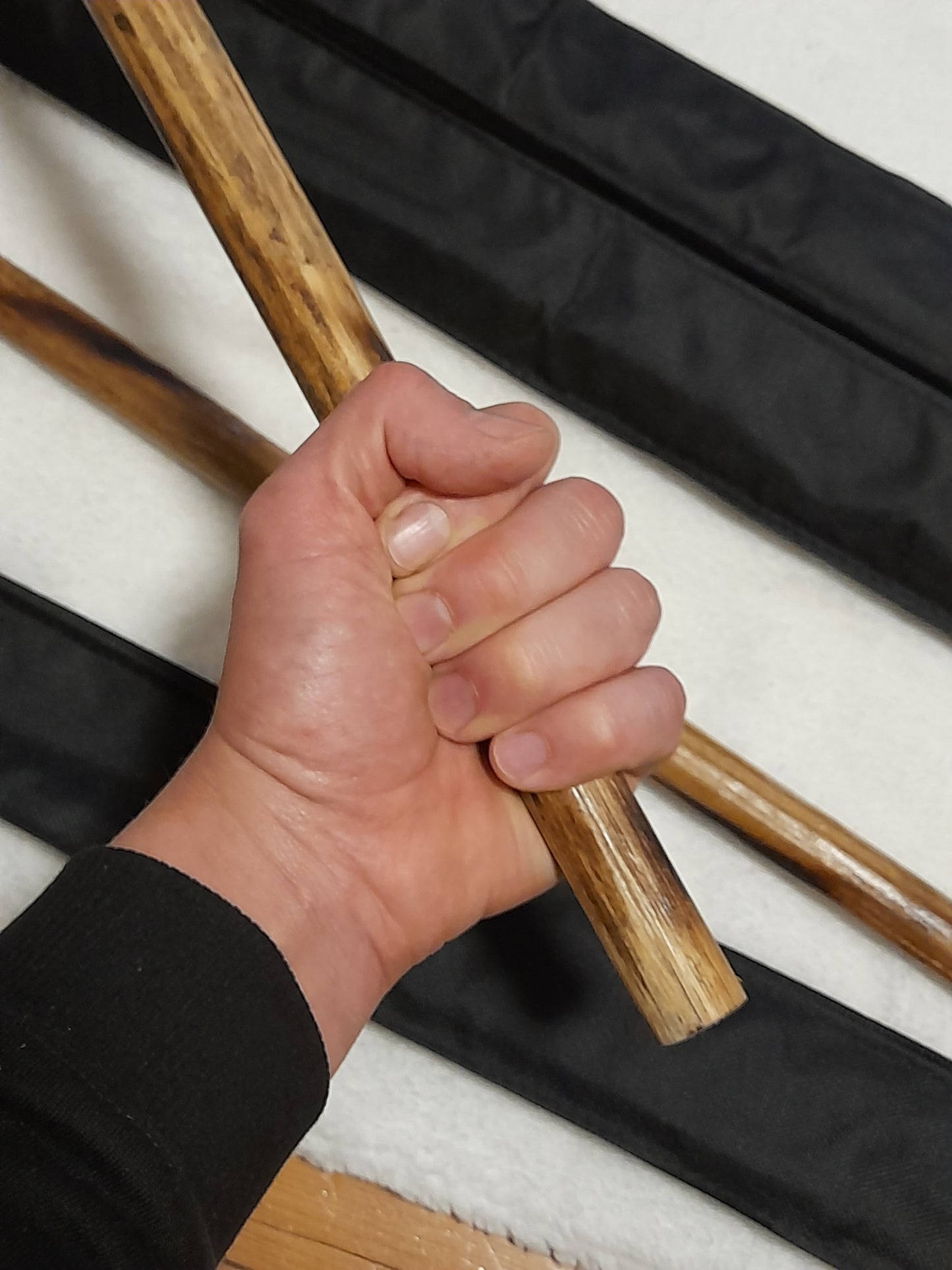 Pair of Rattan Sticks with Carrying Black Bag 27 x 3/4-1 inch - Combat Koalas