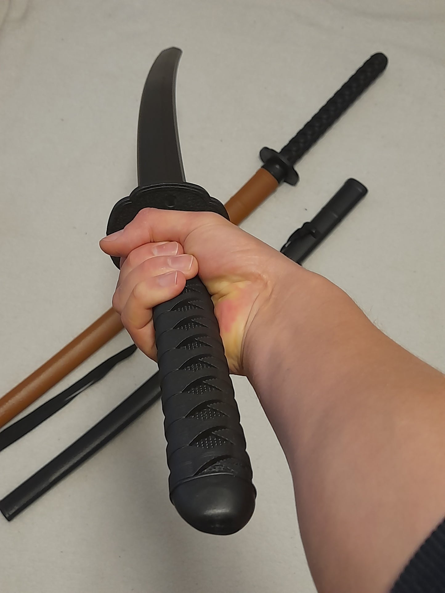 Polypropylene Training Katana Sword Bokken with Scabbard Saya for Martial Arts