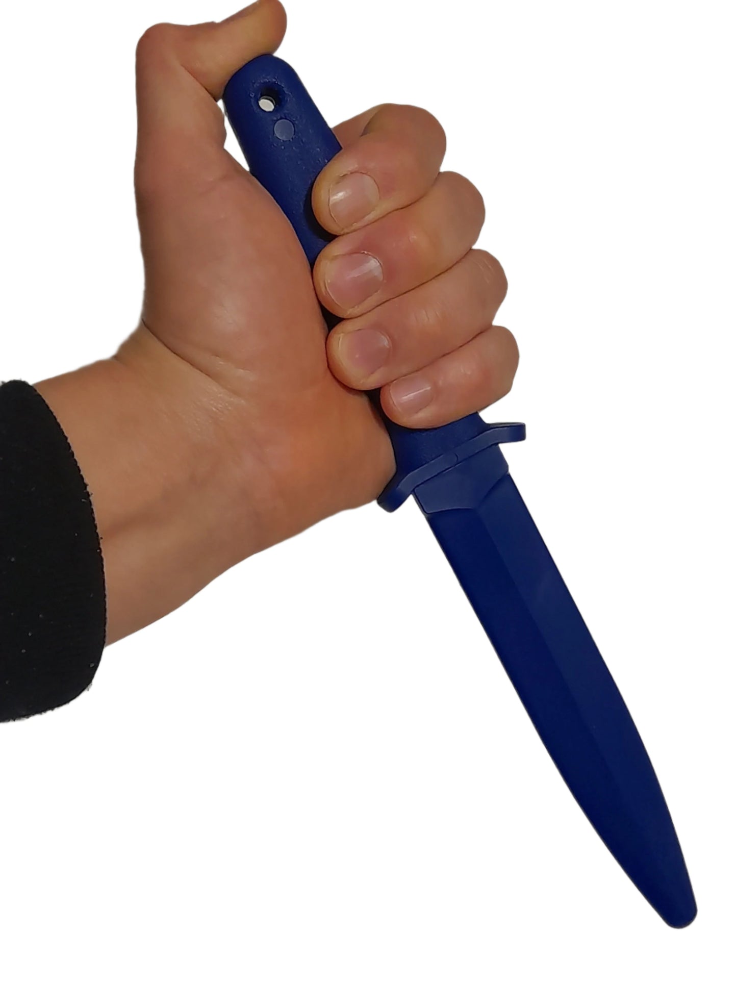 SET - Polypropylene Training Axe and Safe Dummy Knife for Martial Arts Blue PP