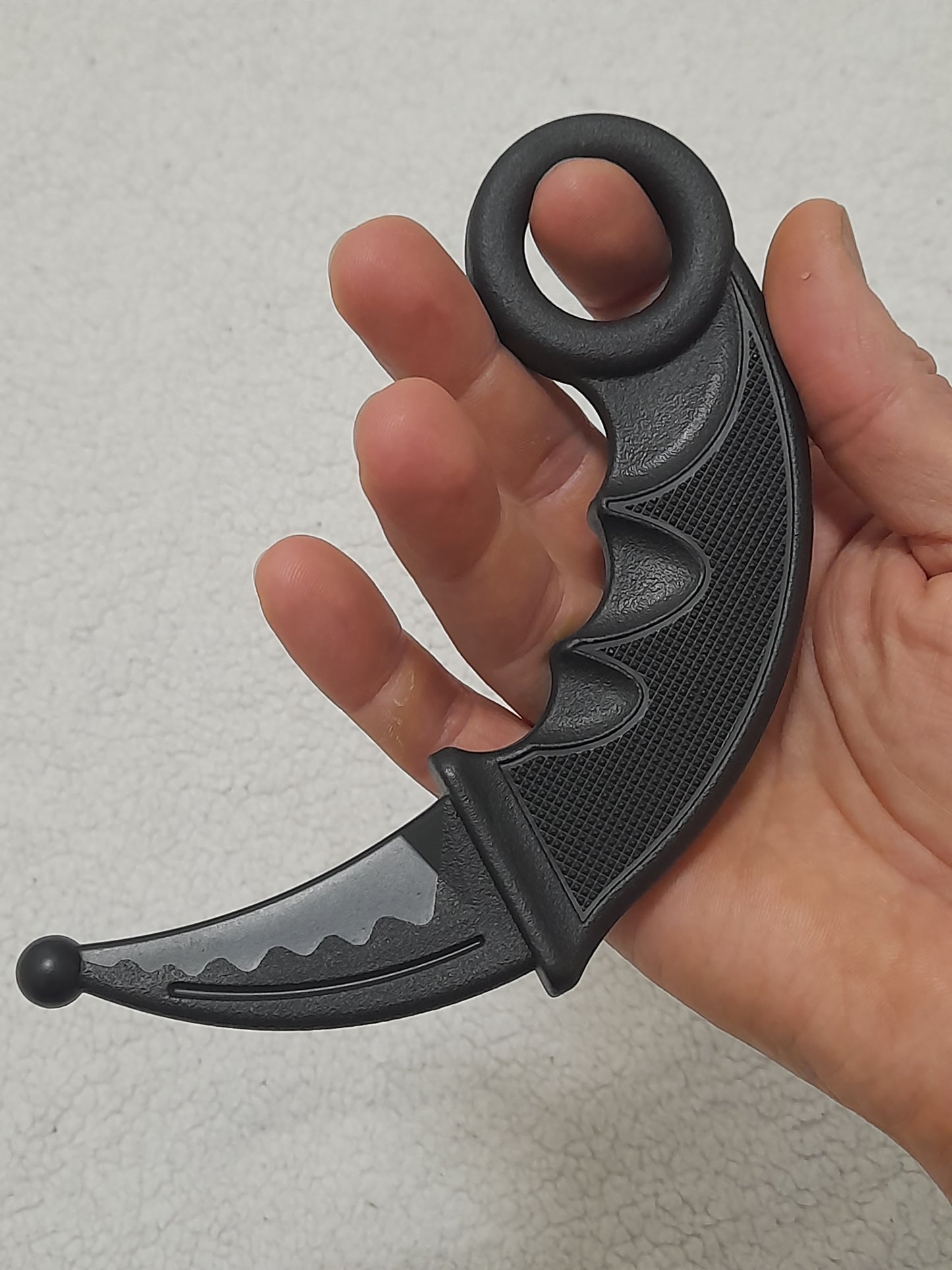 SET - Aluminium Training Knife and Polypropylene Plastic Karambit