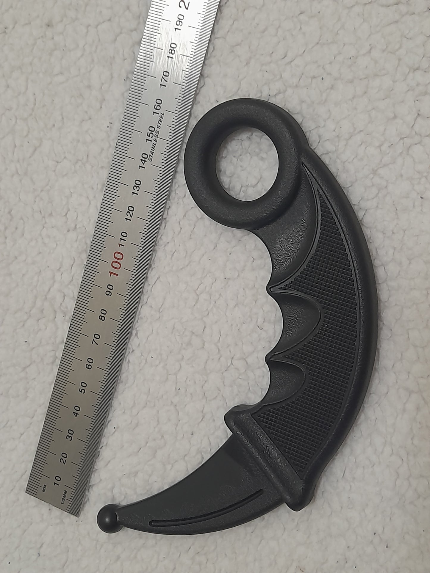 SET - Aluminium Training Knife and Polypropylene Plastic Karambit