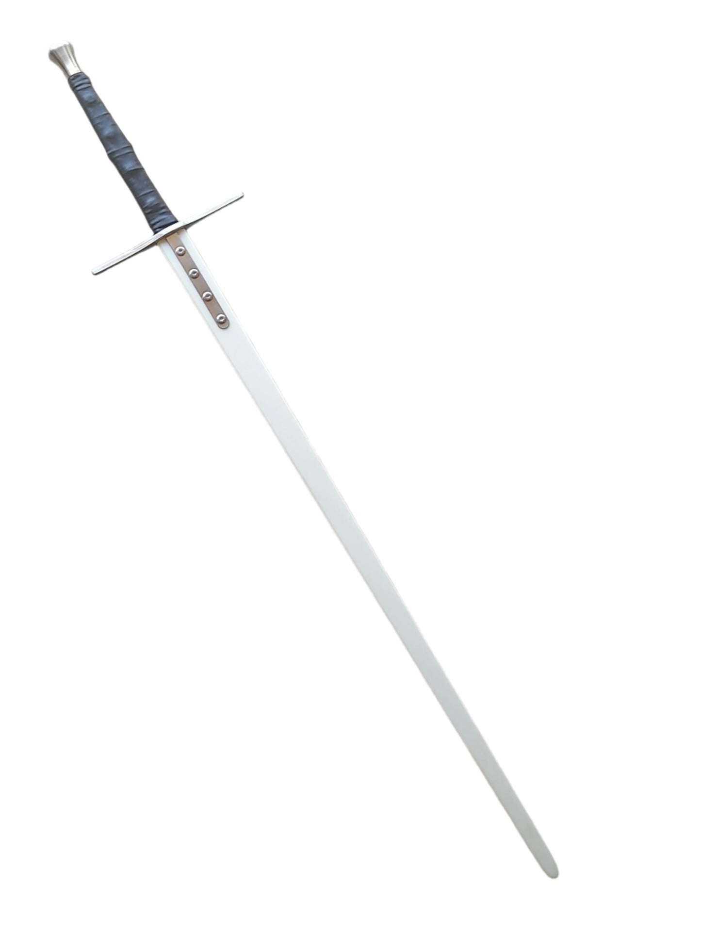 Training Two-Handed HEMA Medieval European Longsword Nylon Martial Arts Sparring Practice
This is a Training Two-Handed HEMA Medieval European Longsword made of a high strength nylon and some stainless steel elements. Highly durable and impact resistant materials make this training longsword suitable for sparring, duelling, and a contact practice. 