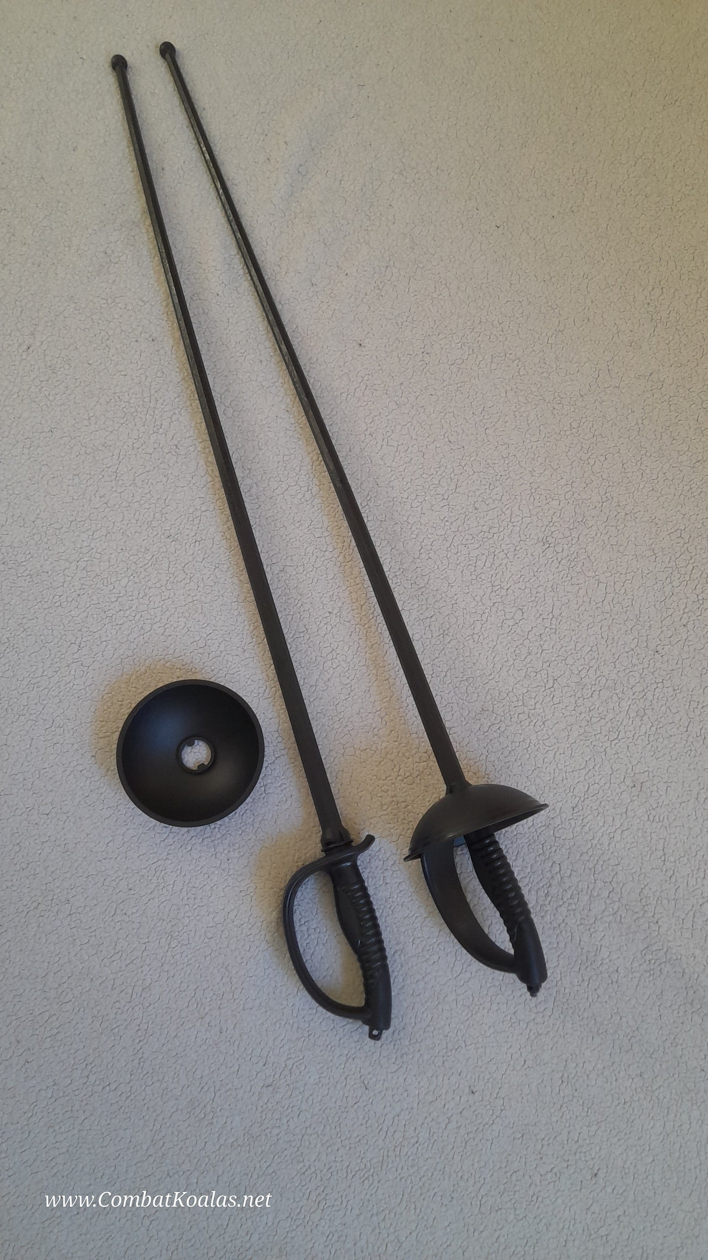 Pair of HEMA Training Sabre / Rapier Swords – Polypropylene Fencing and Sparring Practice