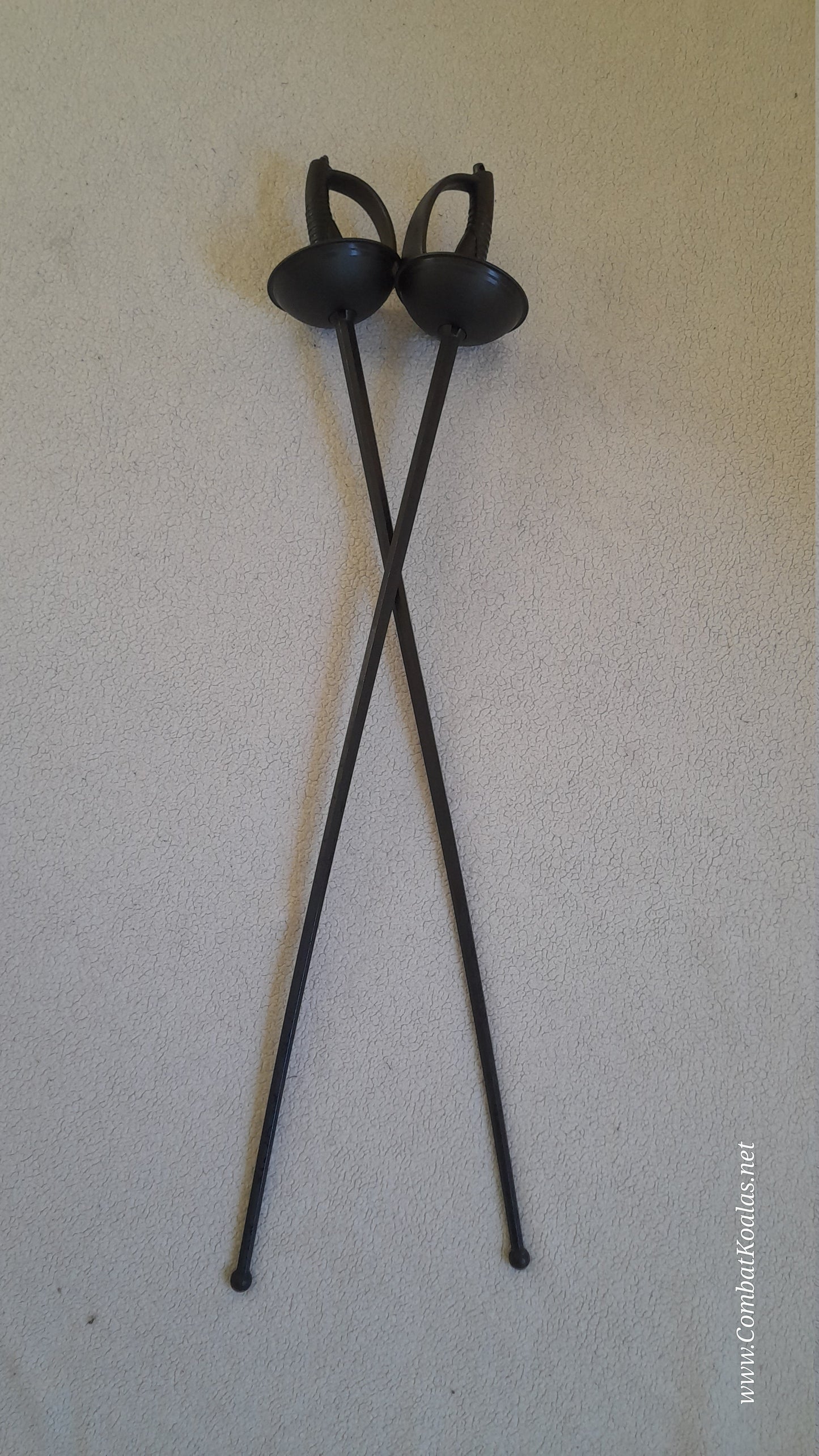 Pair of HEMA Training Sabre / Rapier Swords – Polypropylene Fencing and Sparring Practice