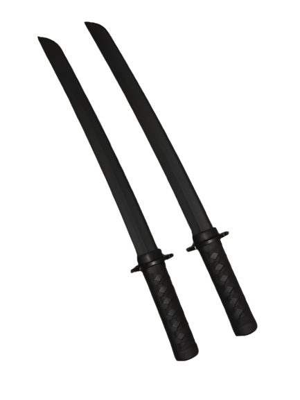 ONE PAIR - Polypropylene Training Wakizashi Sword Bokken for Martial Arts