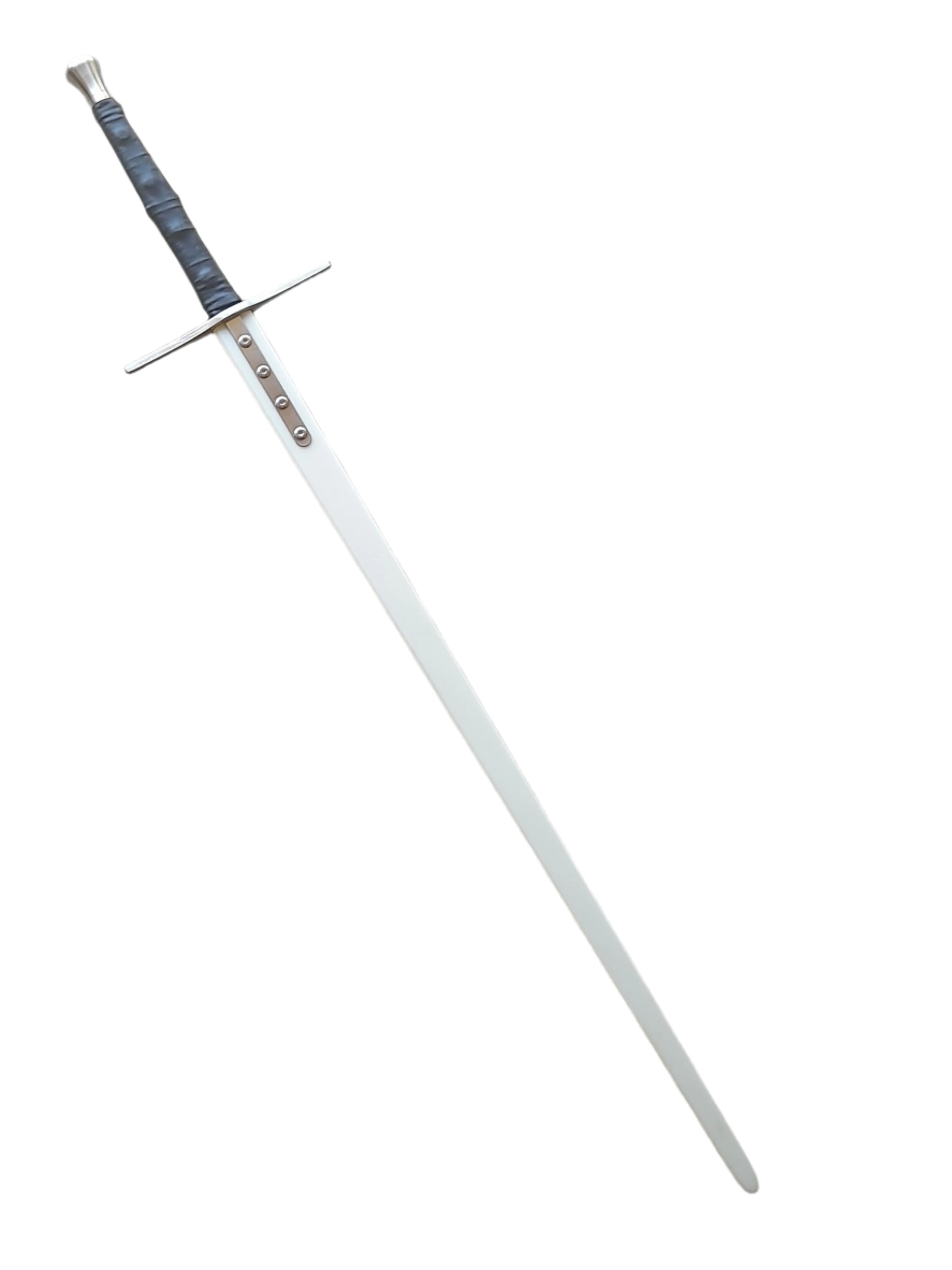 Training Two-Handed HEMA Medieval European Longsword Nylon Martial Arts Sparring Practice

This is a Training Two-Handed HEMA Medieval European Longsword made of a high strength nylon and some stainless steel elements. Highly durable and impact resistant materials make this training longsword suitable for sparring, duelling, and a contact practice.&nbsp;