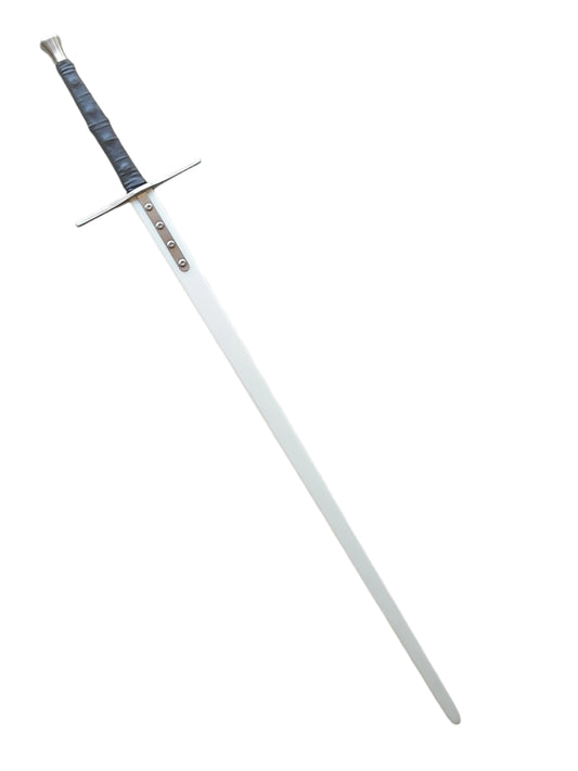 Training Two-Handed HEMA Medieval European Longsword Nylon Martial Arts Sparring Practice

This is a Training Two-Handed HEMA Medieval European Longsword made of a high strength nylon and some stainless steel elements. Highly durable and impact resistant materials make this training longsword suitable for sparring, duelling, and a contact practice.&nbsp;