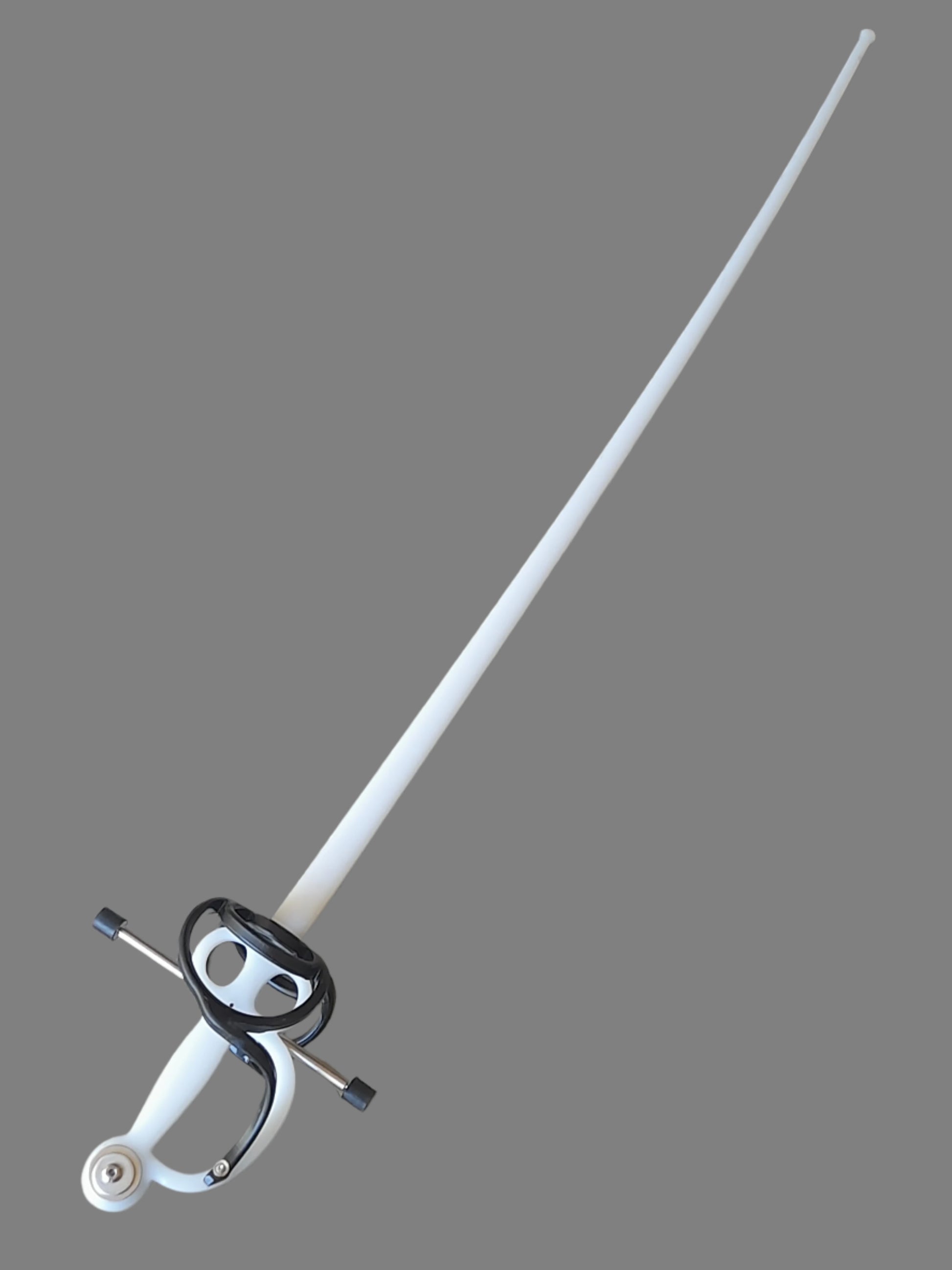High Quality HEMA Fencing Rapier Nylon Sword European Martial Arts Safe Practice Dueling

This is a High Quality HEMA Fencing Rapier made of a high strength nylon and some stainless steel elements (guard and pommel). Highly durable and impact resistant materials make this training rapier suitable for sparring, duelling, and a contact practice.