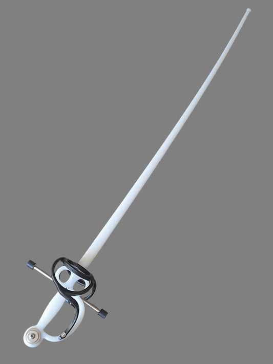 High Quality HEMA Fencing Rapier Nylon Sword European Martial Arts Safe Practice Dueling

This is a High Quality HEMA Fencing Rapier made of a high strength nylon and some stainless steel elements (guard and pommel). Highly durable and impact resistant materials make this training rapier suitable for sparring, duelling, and a contact practice.
