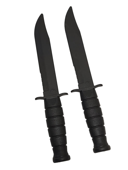 Pair - Plastic Training Army Knife Polypropylene Martial Arts Sparring 
Durable
Training Set Two Knives - Military knife seld defence martial arts krav maga training sport