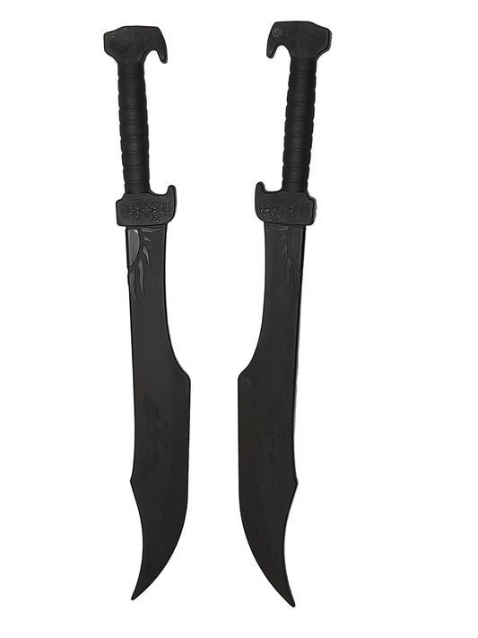 A Paif of Spartan Sword Polypropylene Training Martial Arts Sparring Practice Durable
