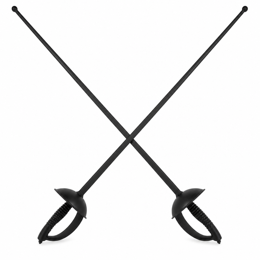 Pair of HEMA Training Sabre / Rapier Swords – Polypropylene Fencing and Sparring Practice